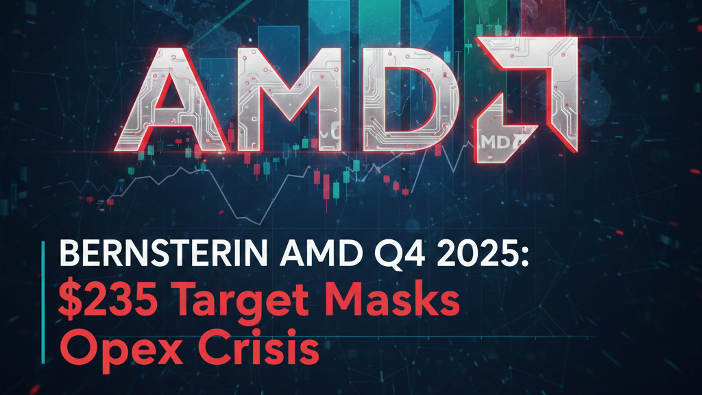 Bernstein AMD Q4 2025: $235 Target Masks Opex Crisis