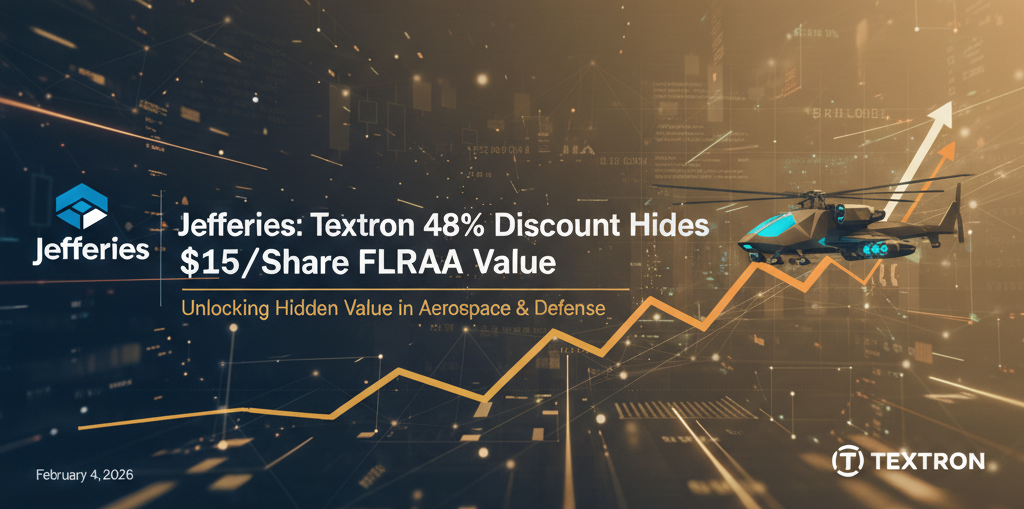 Jefferies: Textron 48% Discount Hides $15/Share FLRAA Value