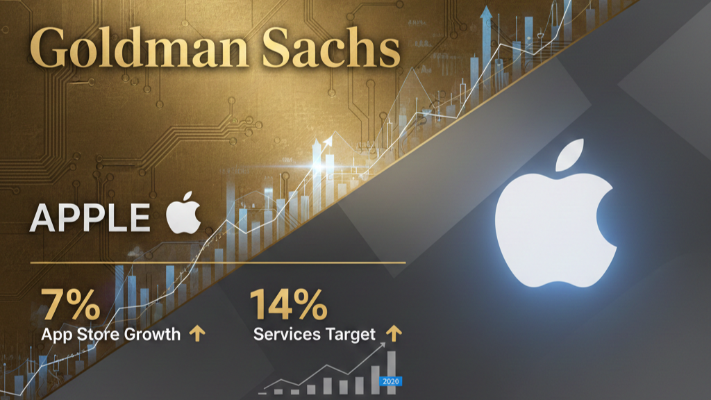 Goldman Sachs APPLE: 7% App Store Growth, 14% Services Target