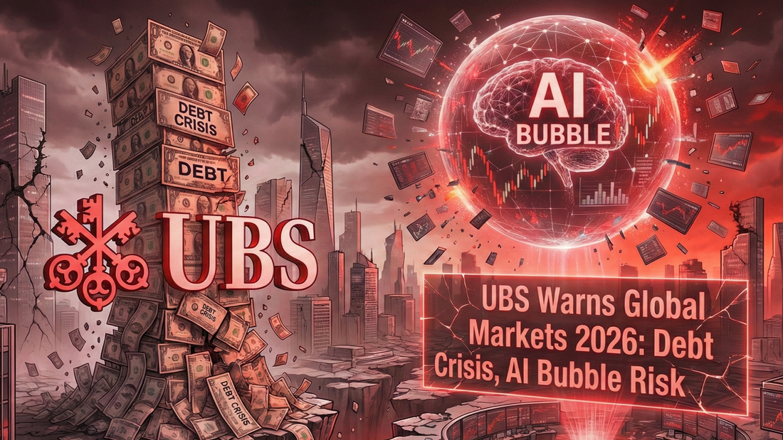 UBS Warns Global Markets 2026: Debt Crisis, AI Bubble Risk