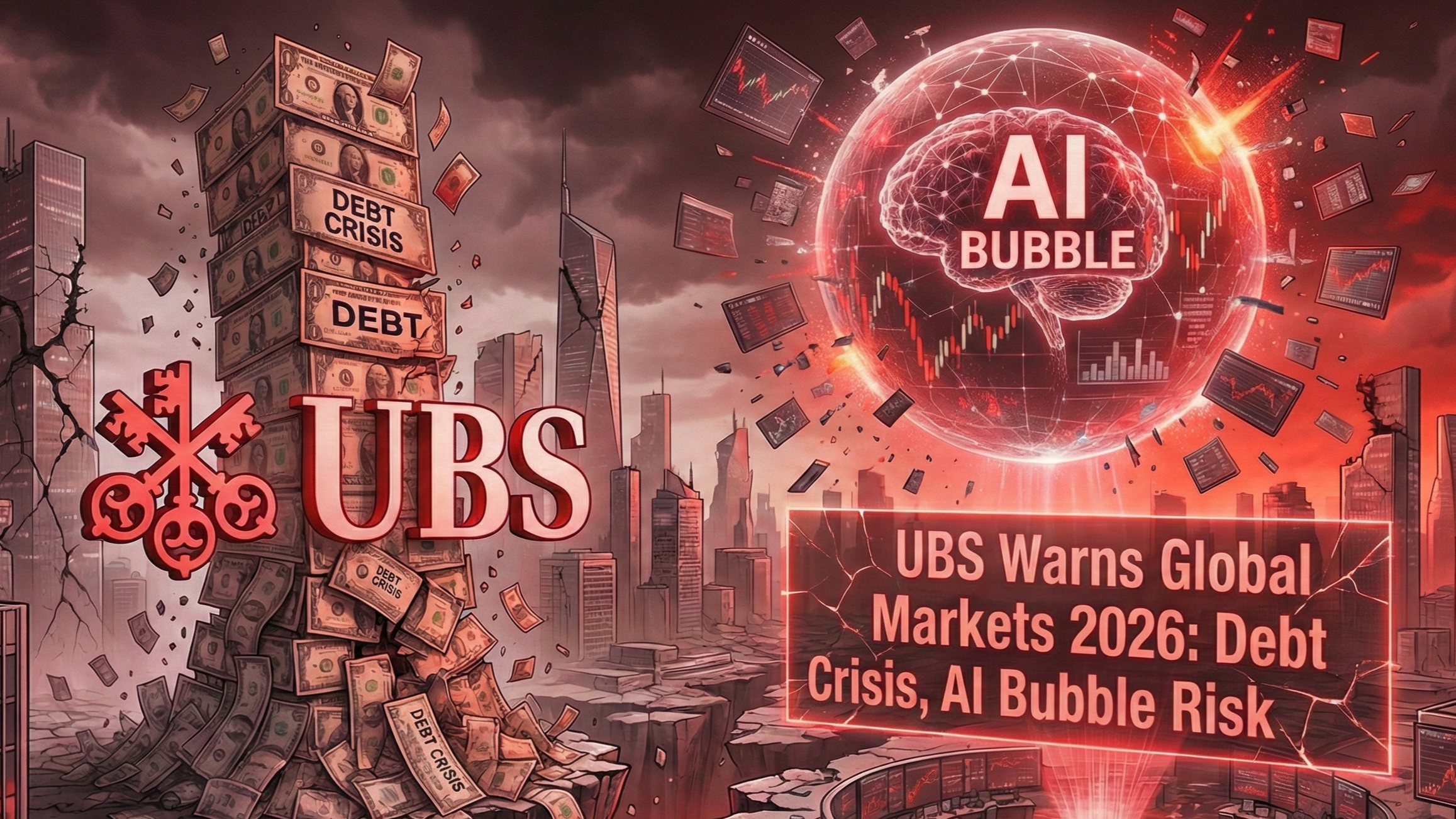 UBS Warns Global Markets 2026: Debt Crisis, AI Bubble Risk